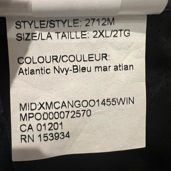 Canada Goose Men’s Hybridge Lite Hoody Atlantic Navy Blue Size 2XL - Picture 8 of 12
